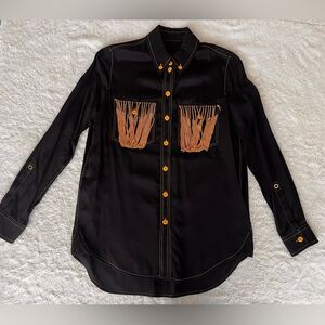 Burberry shirt with chains